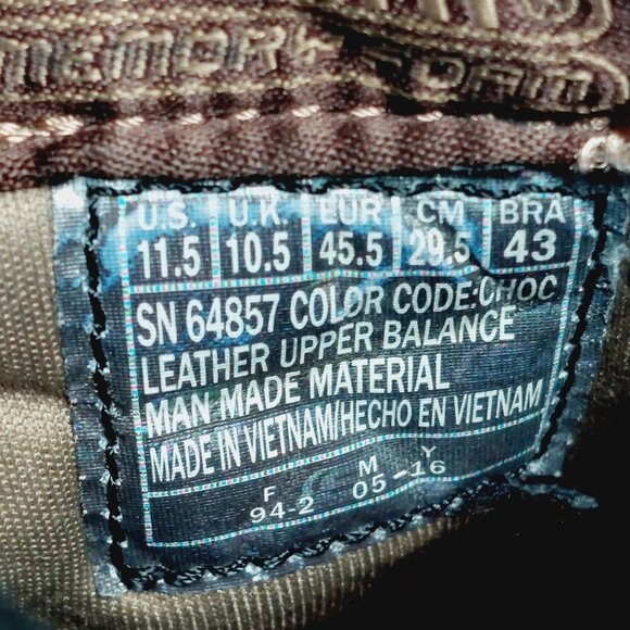 Skechers Harper Melden Men's Casual Lightweight Brown Leather Lace Up Shoes A739 - Picture 9 of 11